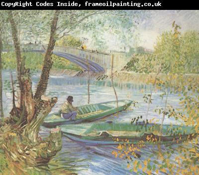Vincent Van Gogh Fishing in the Spring,Pont de Clichy (nn04)